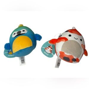 Squishmallows Plushies (2)  set of Dandii and Baptise